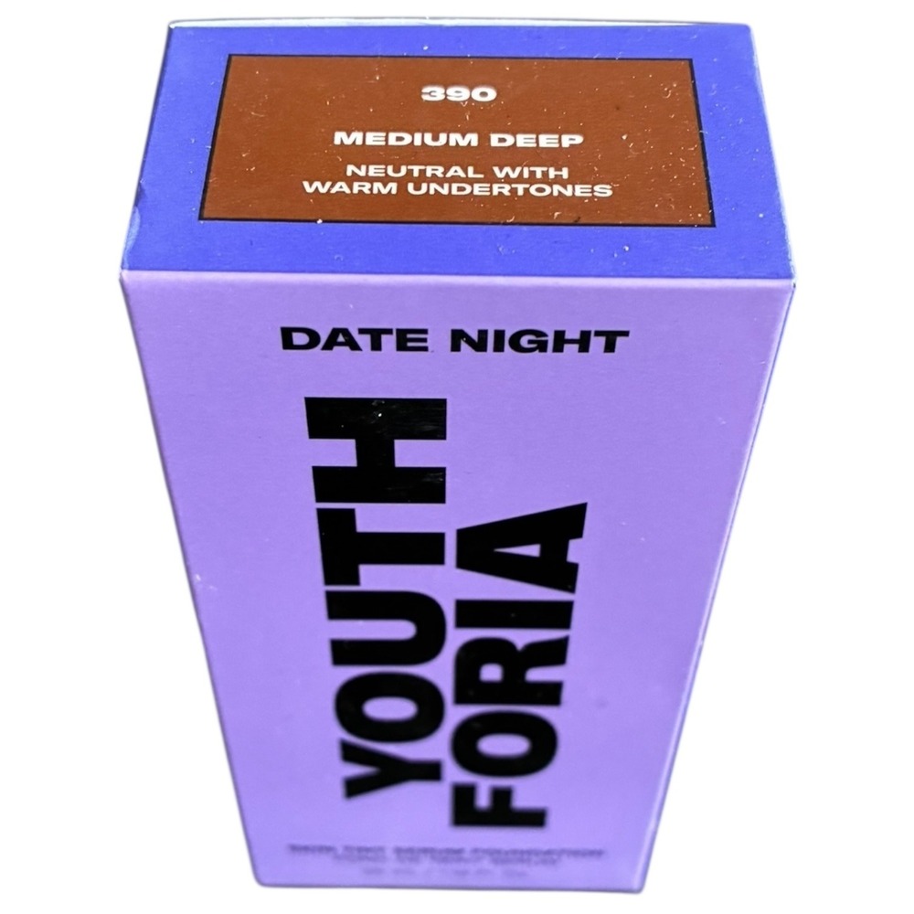 Youthforia Date Night Skin Tint Serum Foundation 390 Medium Deep 35ml‎